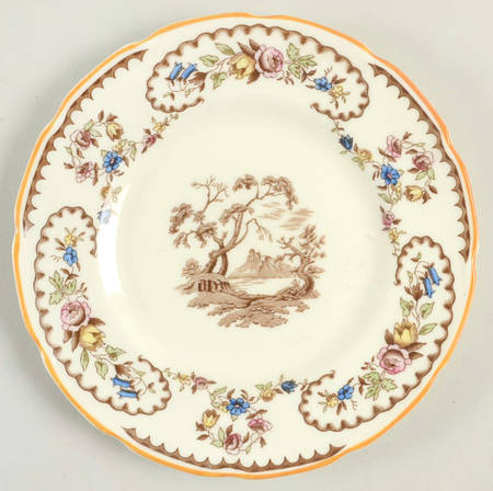 The Beaufort (Center Design) Bread & Butter Plate