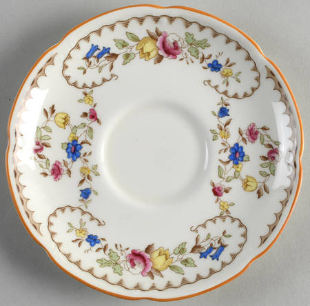 The Beaufort (Center Design) Saucer for Footed Cup