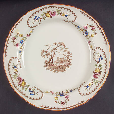 The Beaufort (Center Design) 12" Chop Plate (Round Platter)