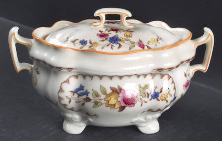 The Beaufort (Center Design) Sugar Bowl & Lid