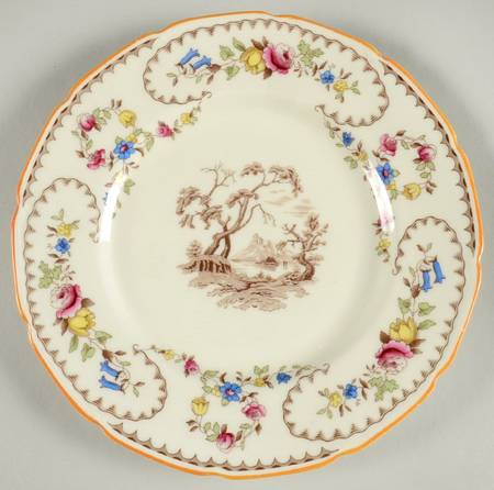 The Beaufort (Center Design) Luncheon Plate
