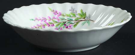 Bell Heather (Scalloped, No Trim) Fruit/Dessert (Sauce) Bowl