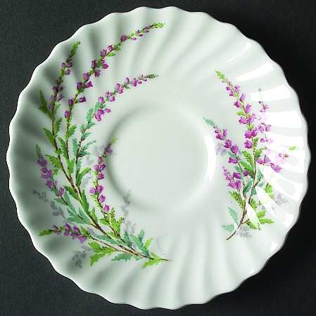 Bell Heather (Scalloped, No Trim) Saucer