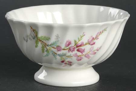 Bell Heather (Scalloped, No Trim) Open Sugar Bowl