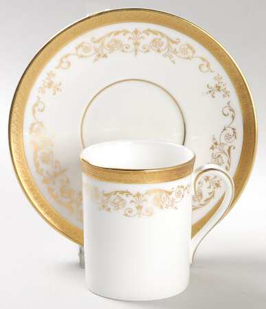 Belmont Flat Demitasse Cup & Saucer Set