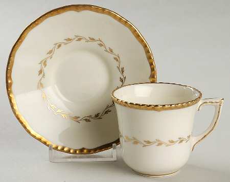 Belvedere Flat Demitasse Cup & Saucer Set