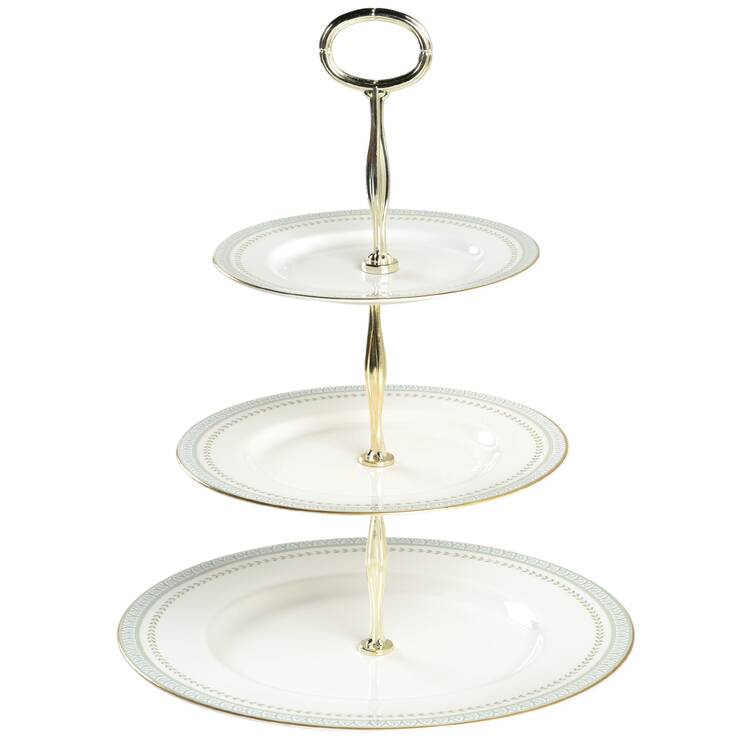 Berkshire 13 7/8"-14 1/4" 3-Tiered Serving Tray(DP,SP,BB) HC
