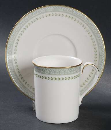 Berkshire Flat Demitasse Cup & Saucer Set