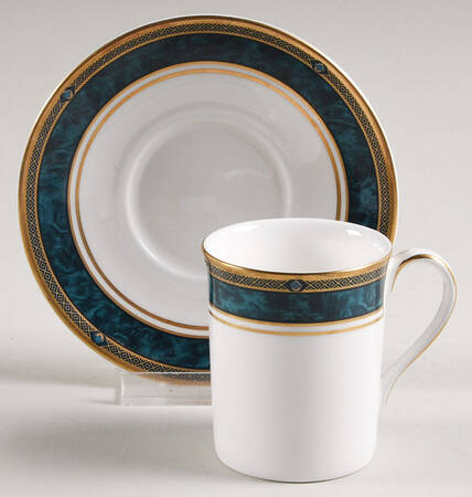 Biltmore Tall Footed Demitasse Cup and Saucer Set