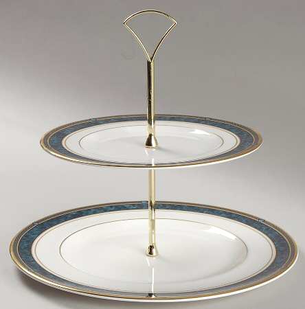 Biltmore 2 Tiered Serving Tray (Dinner & Salad Plate)