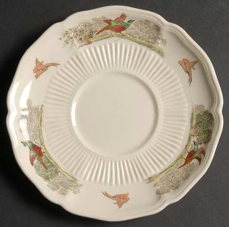 Birbeck Print Saucer for Cream Soup Bowl