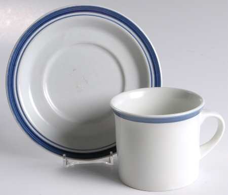 Biscay Flat Cup & Saucer Set