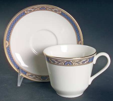 Biscayne Flat Cup & Saucer Set