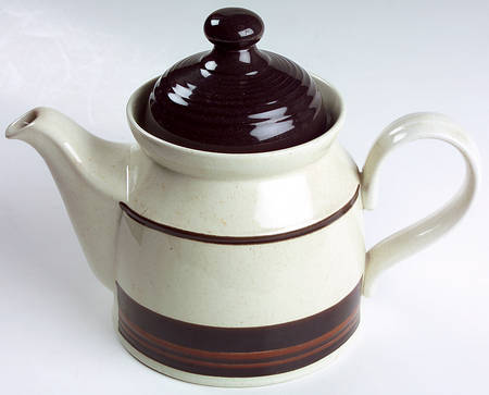 Bistro Brown Teapot & Lid