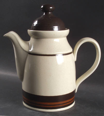 Bistro Brown Coffee Pot & Lid