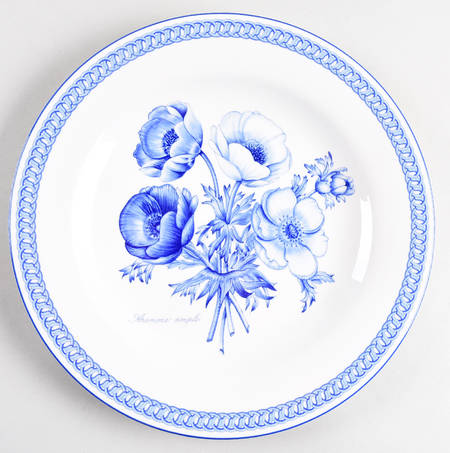 Blue Botanic Dinner Plate