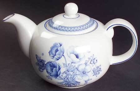 Blue Botanic Teapot & Lid