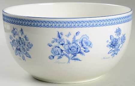Blue Botanic 9" Salad Serving Bowl