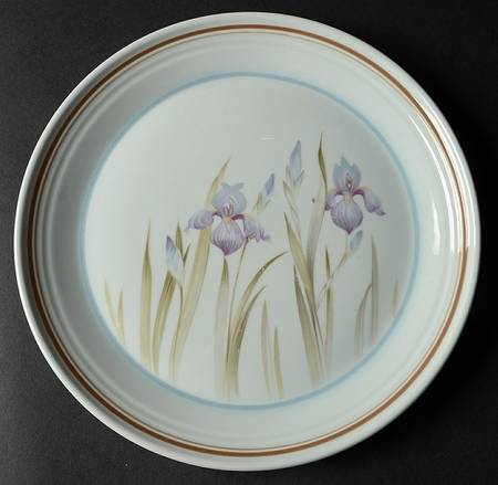 Blue Iris Luncheon Plate