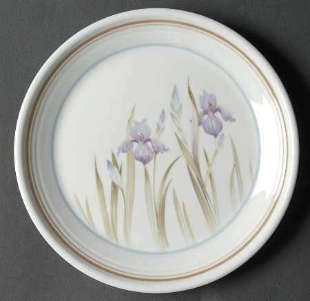 Blue Iris Bread & Butter Plate