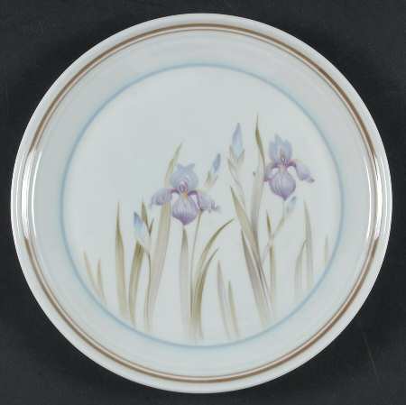 Blue Iris Salad Plate