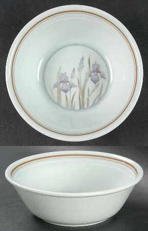 Blue Iris Coupe Cereal Bowl