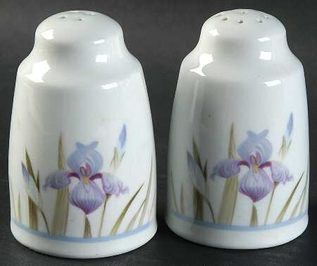Blue Iris Salt & Pepper Set