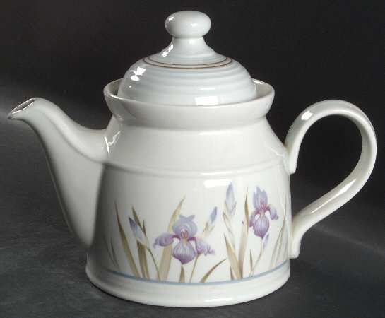 Blue Iris Teapot & Lid