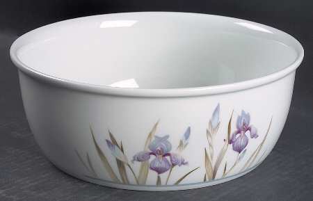 Blue Iris 9" Salad Serving Bowl