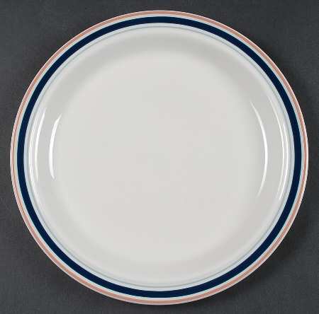 Blue Line Salad Plate