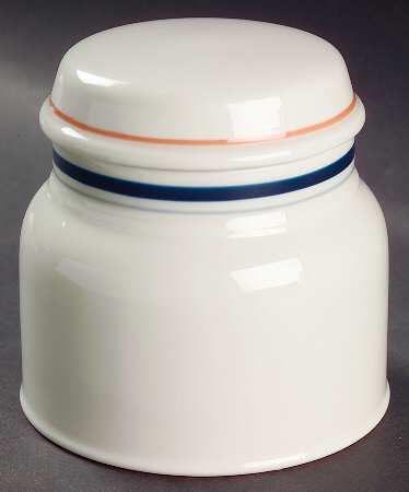 Blue Line Sugar Bowl & Lid