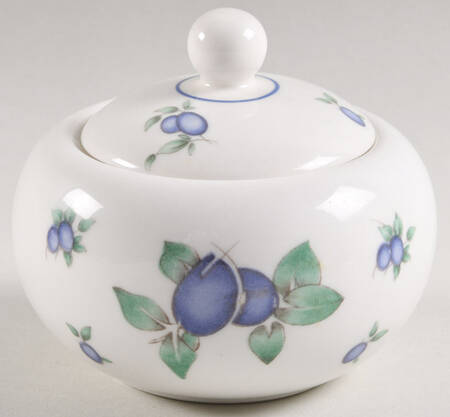 Blueberry Sugar Bowl & Lid