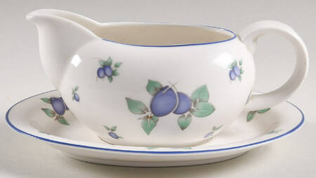 Blueberry Gravy Boat & Underplate