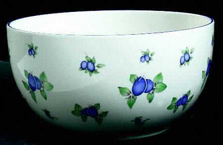 Blueberry 9" Salad Serving Bowl