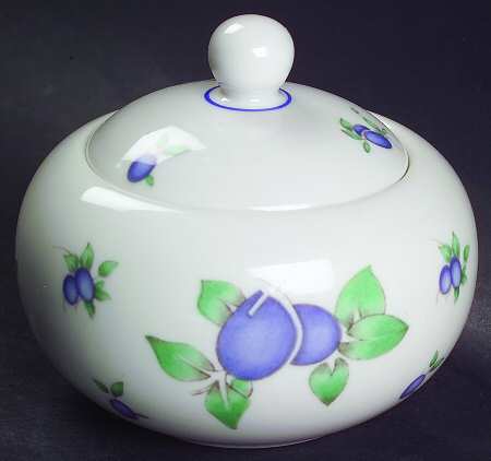 Blueberry Sugar Bowl & Lid