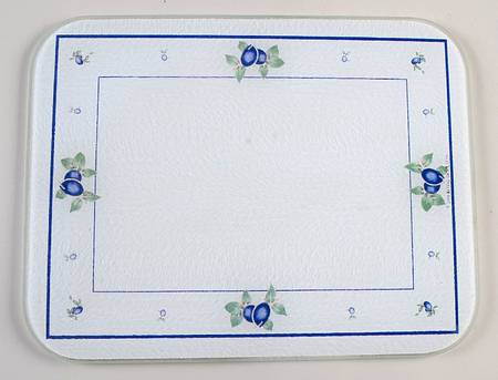 Blueberry Rectangular Glassware Cutting Board