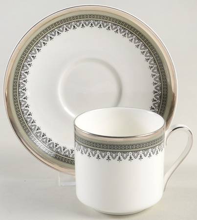 Braemar Flat Demitasse Cup & Saucer Set
