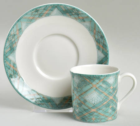 Braemar Flat Demitasse Cup & Saucer Set