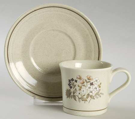 Bredon Hill Flat Demitasse Cup & Saucer Set
