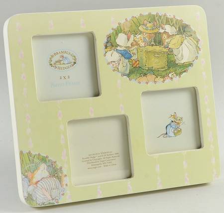 Brambly Hedge Triple Frame-Holds 2" X 2"