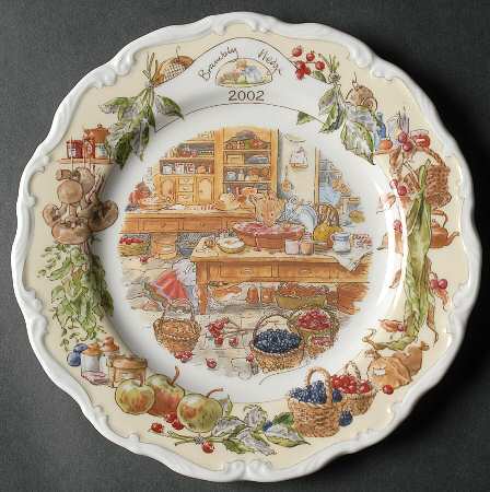 Brambly Hedge 2002 Collector Plate