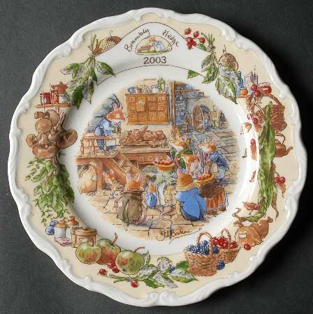 Brambly Hedge 2003 Collector Plate