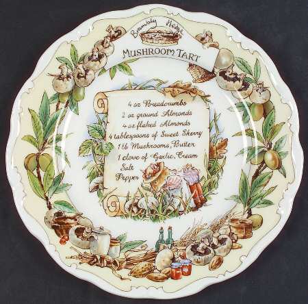 Brambly Hedge Recipe Plate