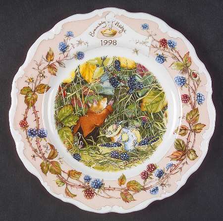 Brambly Hedge 1998 Collector Plate