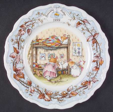Brambly Hedge 1999 Collector Plate