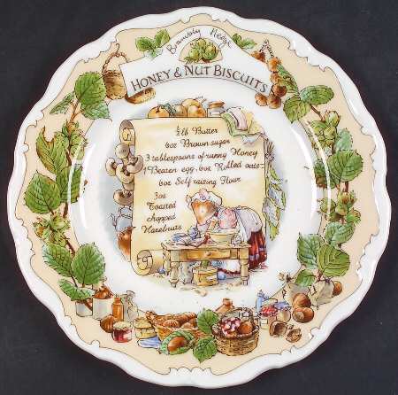 Brambly Hedge Recipe Plate