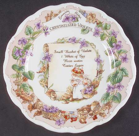 Brambly Hedge Recipe Plate