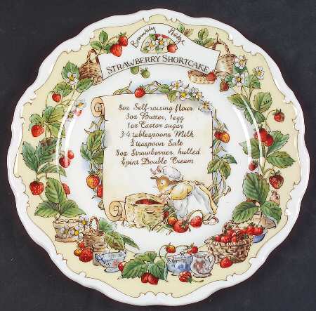 Brambly Hedge Recipe Plate