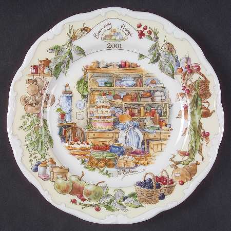 Brambly Hedge 2001 Collector Plate