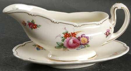 The Bristol Gravy Boat with Attached Underplate